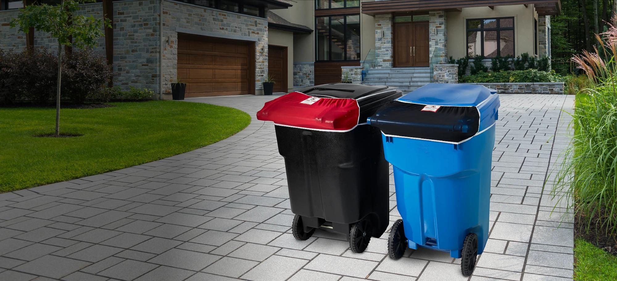 Trash Tight on trash cans